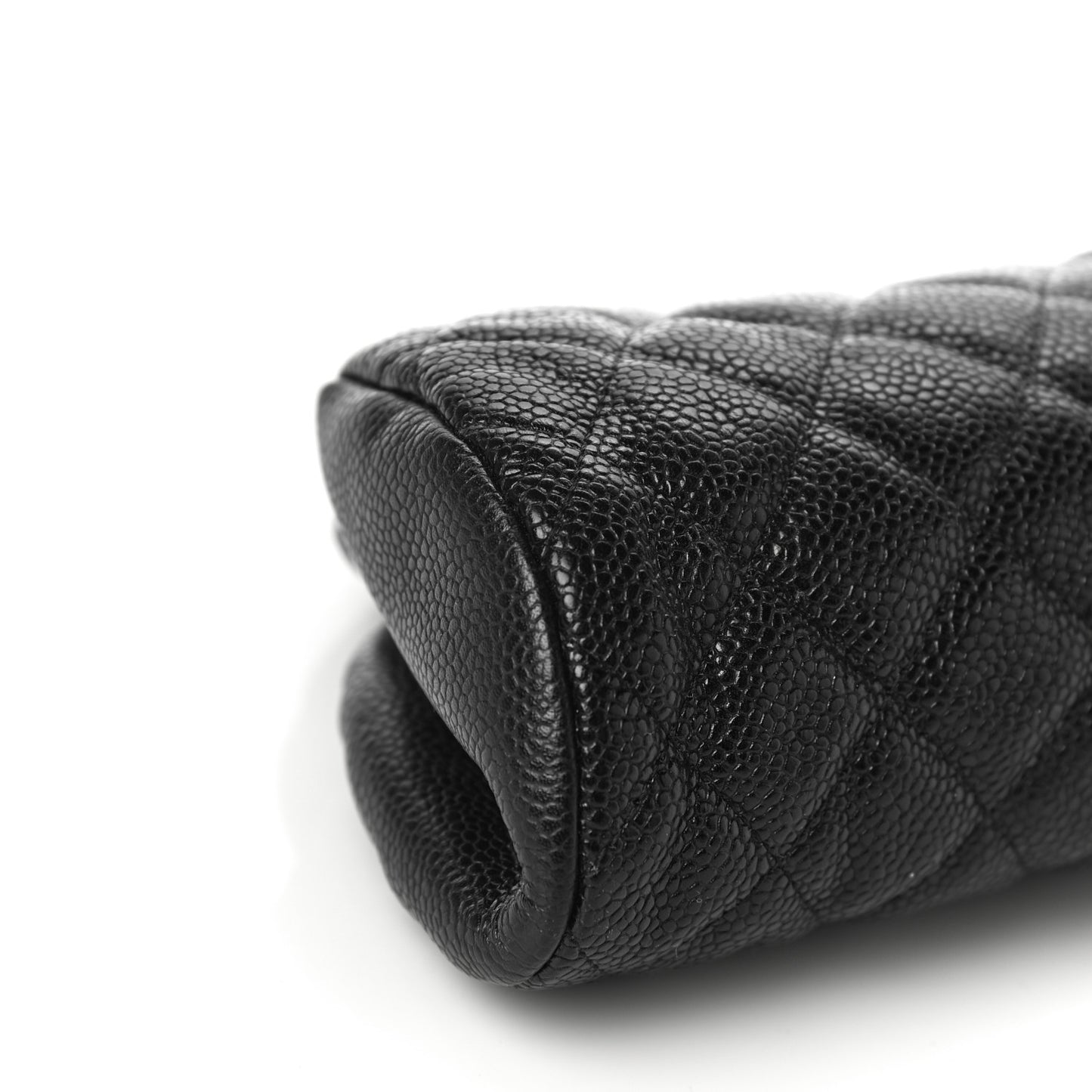Caviar Quilted Timeless Clutch Black