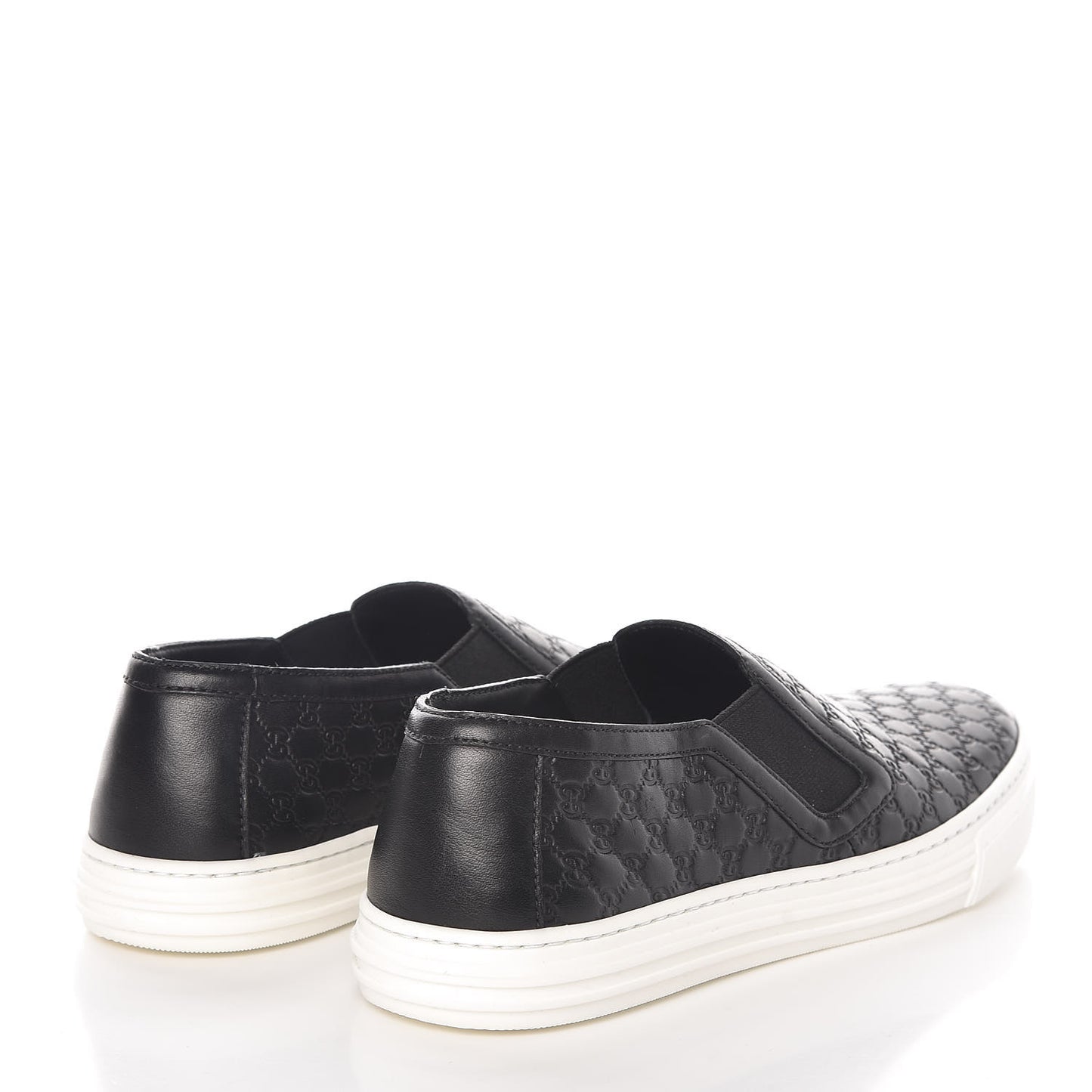 Microguccissima Womens Slip On Sneakers 35 Black