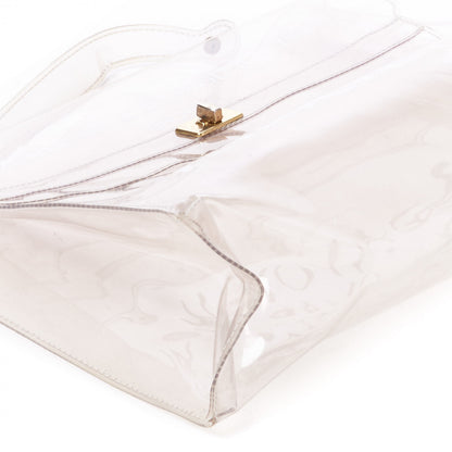 Hermes Vinyl Souvenir De L'Exposition Kelly Transparent 6 of 7