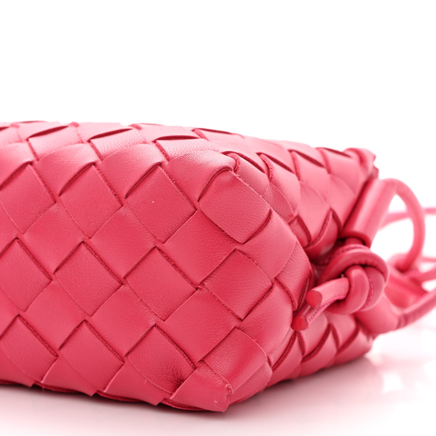 Bottega Veneta Nappa Intrecciato Mini Loop Camera Bag Cranberry 9 of 9