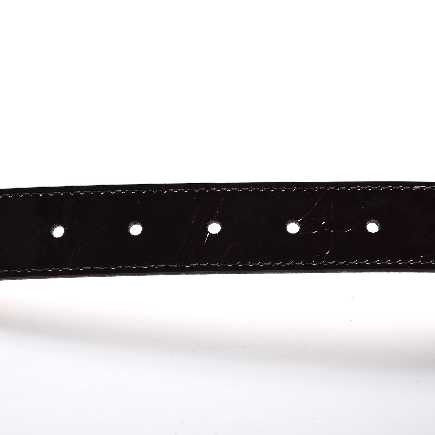 Vernis LV Frame Belt 85 34 Amarante