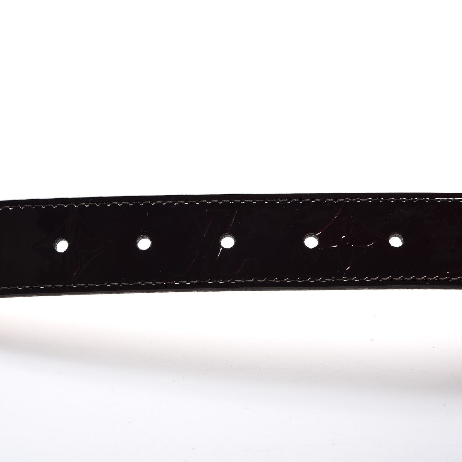 Louis Vuitton Vernis LV Frame Belt 85 34 Amarante 8 of 9