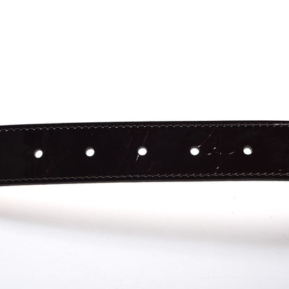 Louis Vuitton Vernis LV Frame Belt 85 34 Amarante 8 of 9