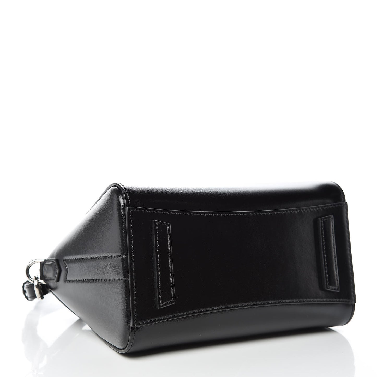 Shiny Lord Calfskin Mini Antigona Black