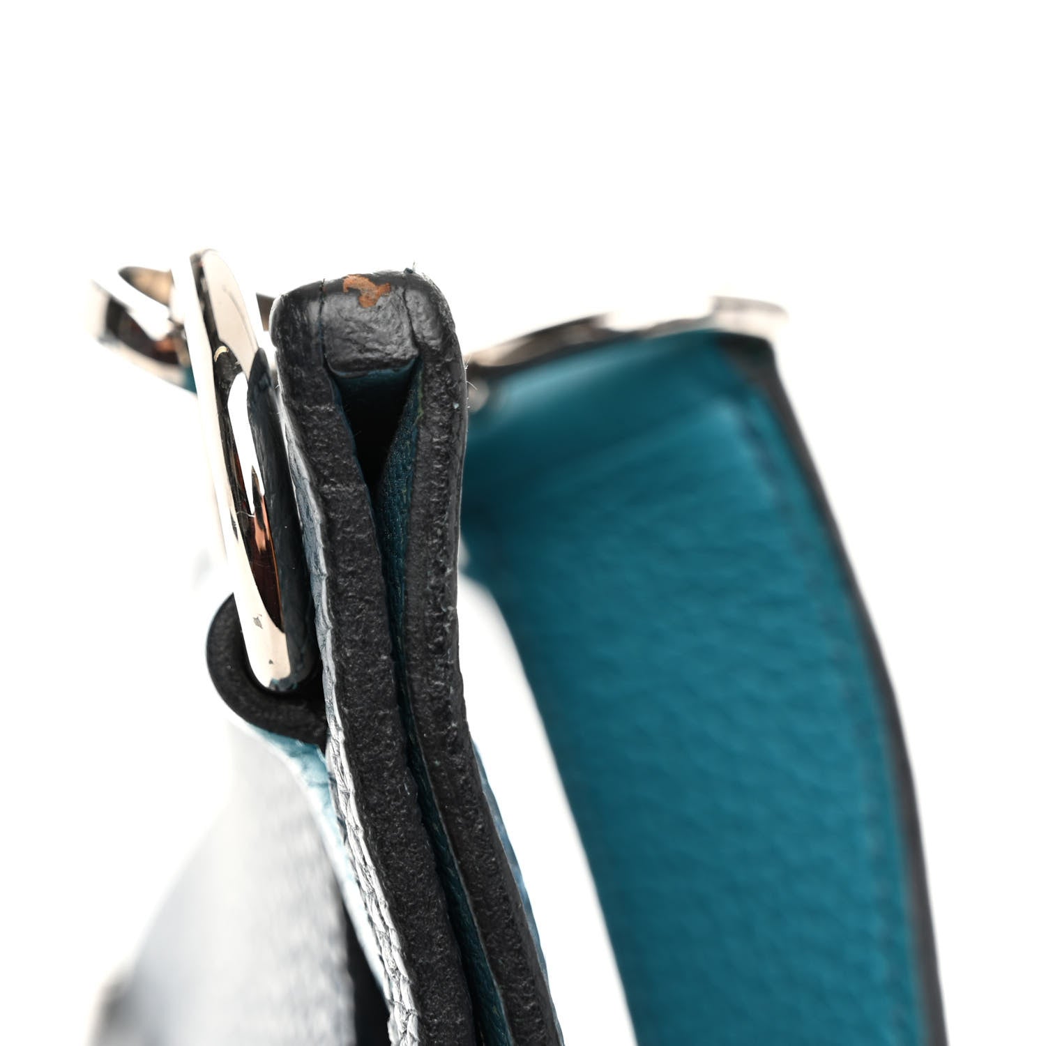 Hermes Taurillon Clemence Bi-Color Jypsiere 31 Colvert Turquoise 10 of 11