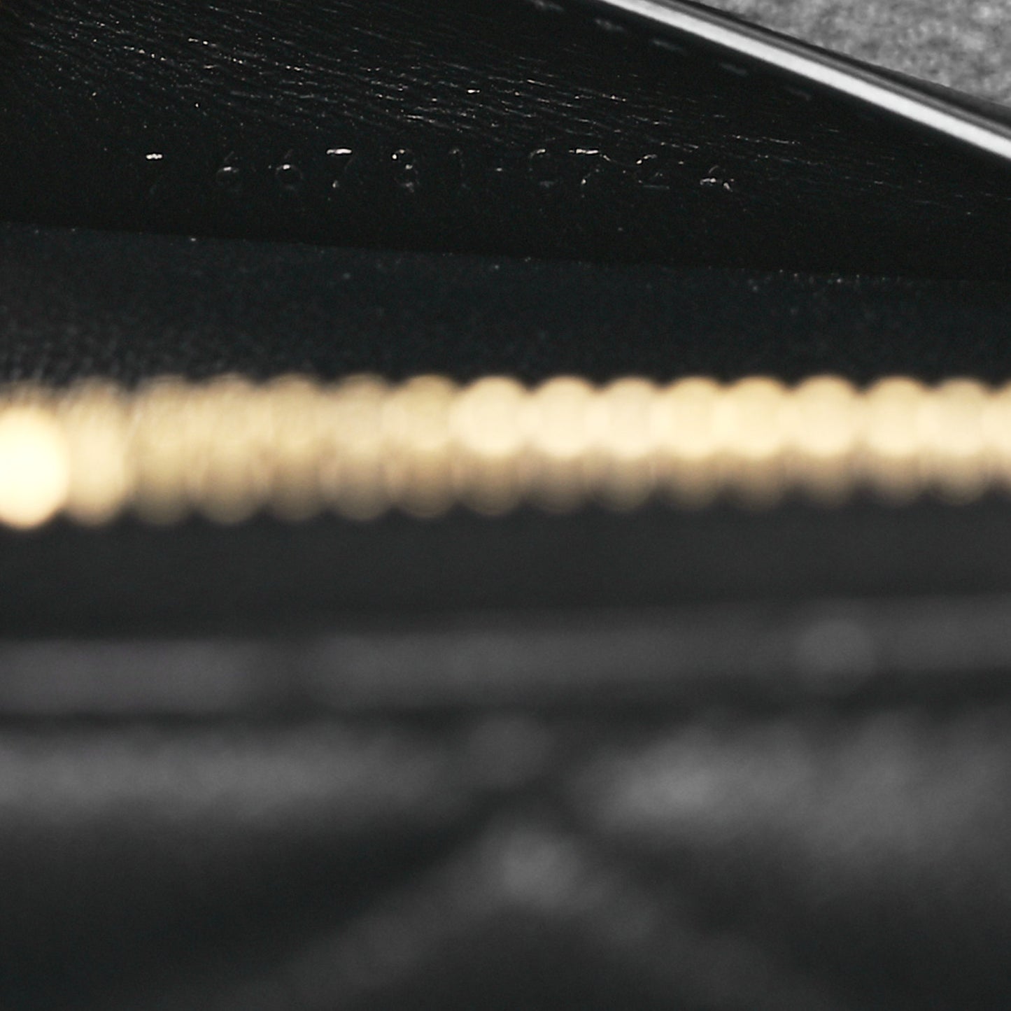 Lambskin Quilted Mini Gaby Vanity Case Black