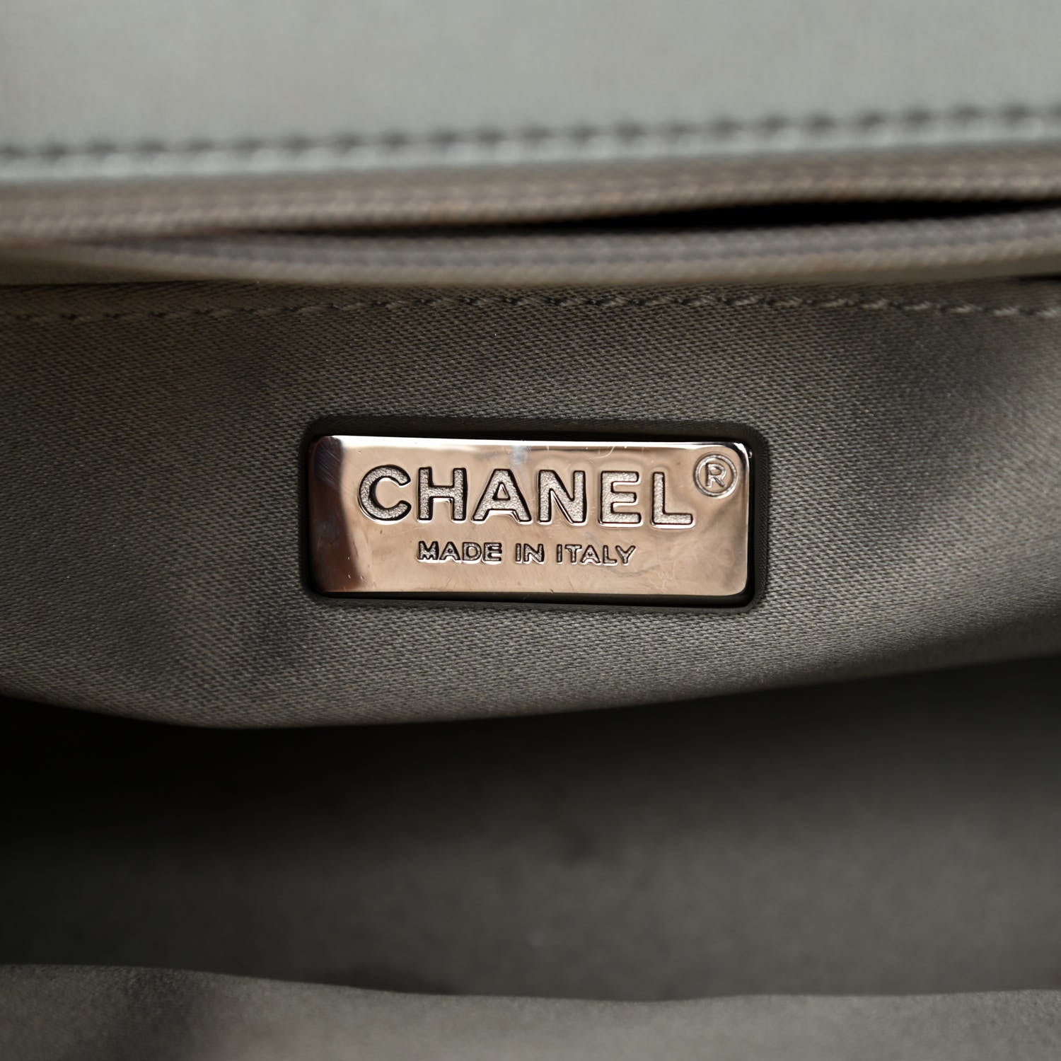 Chanel Sequin Mini Square Flap Silver 6 of 12