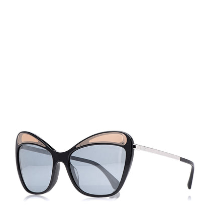 Chanel Acetate Butterfly Sunglasses 5377-A Black 1 of 7