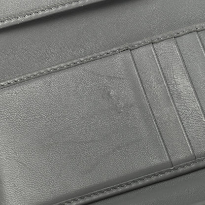 Christian Dior Grained Calfskin Cannage Diorama Elancee Wallet Grey 8 of 8