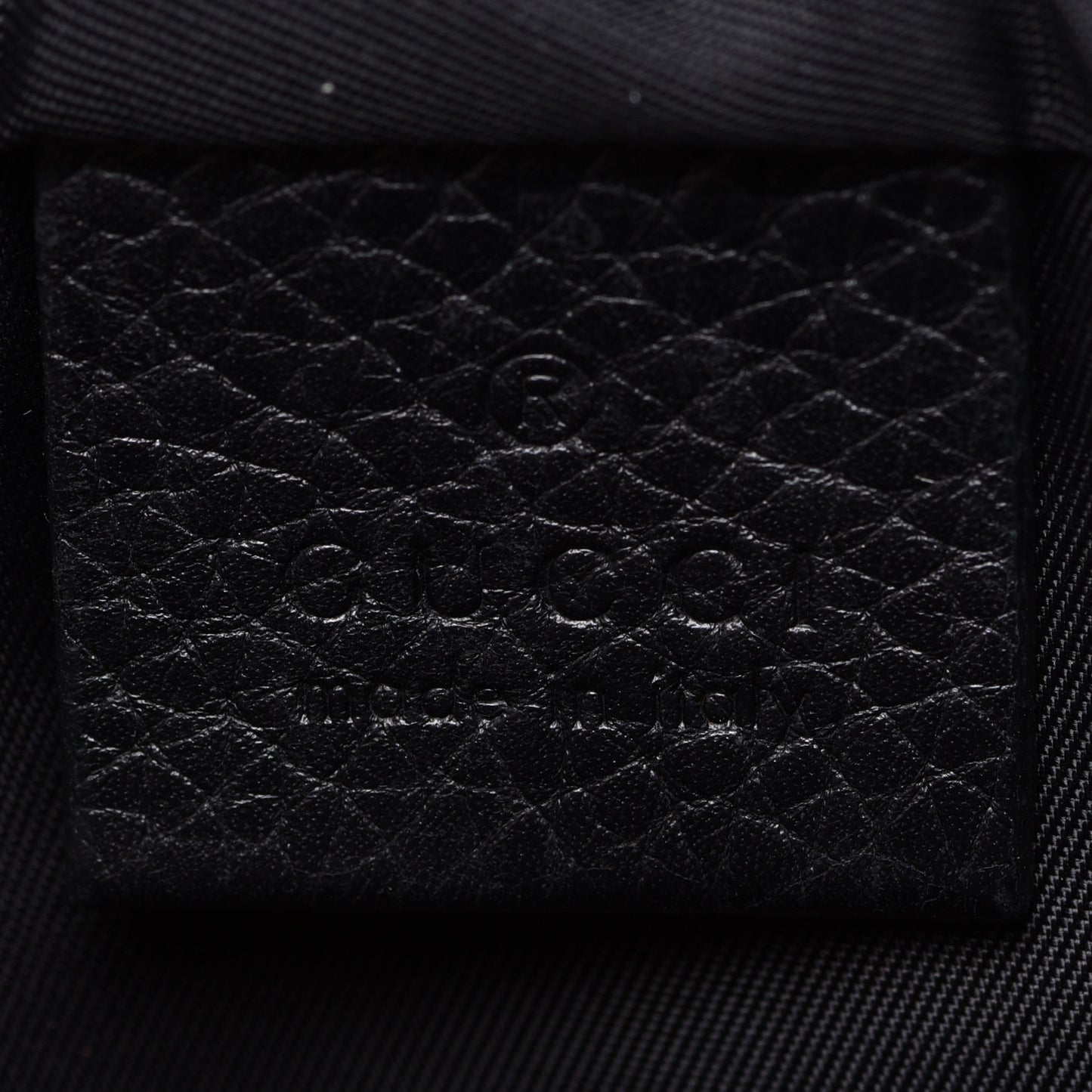 Pebbled Calfskin Mini Soho Disco Bag Black