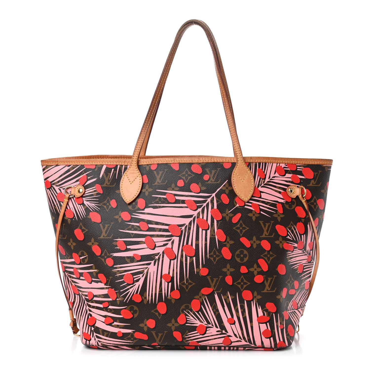 Louis Vuitton Monogram Jungle Dots Neo Neverfull MM Sugar Pink Poppy 1 of 9