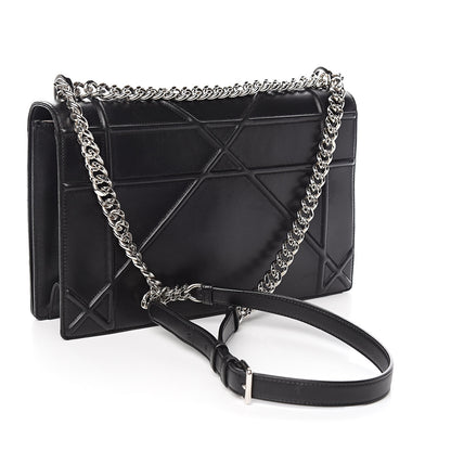 Christian Dior Lambskin Large Diorama Flap Bag Black 3 of 14