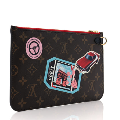 Louis Vuitton Monogram World Tour Neverfull MM GM Pochette 3 of 8