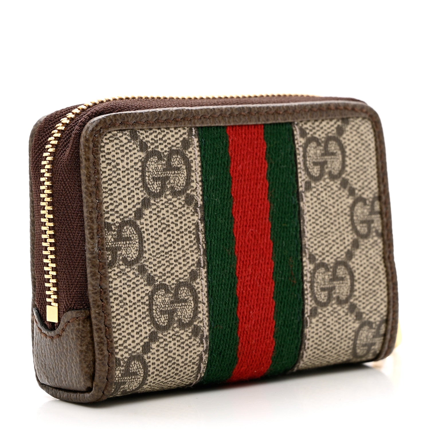 Gucci GG Supreme Monogram Web Ophidia Playing Card Case Beige New Acero 4 of 8