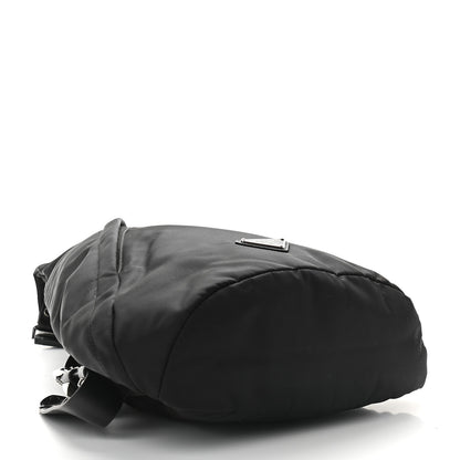 Prada Nylon New Vela Studded Sling Backpack Black Fuoco 4 of 9