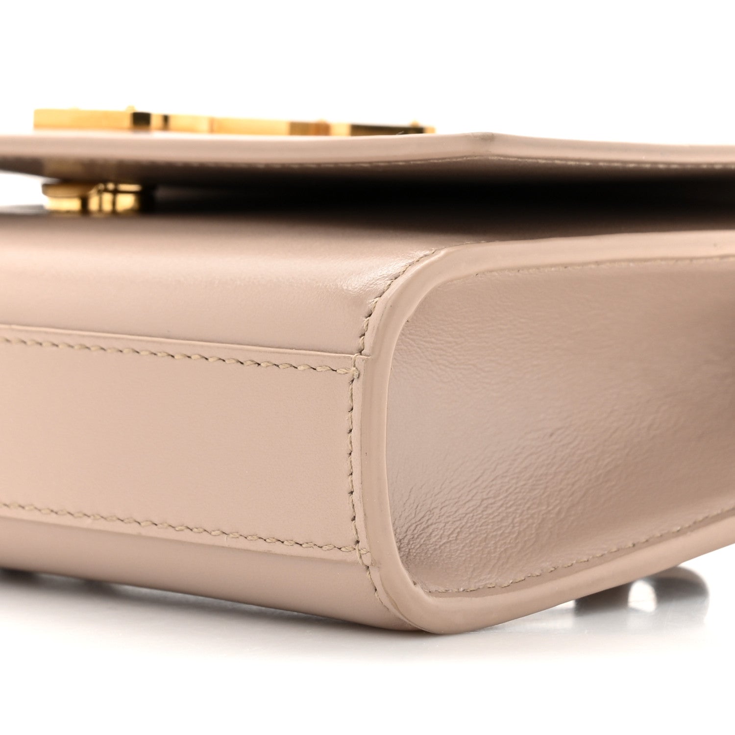 Saint Laurent Smooth Calfskin Monogram Kate Belt Bag Beige 9 of 17