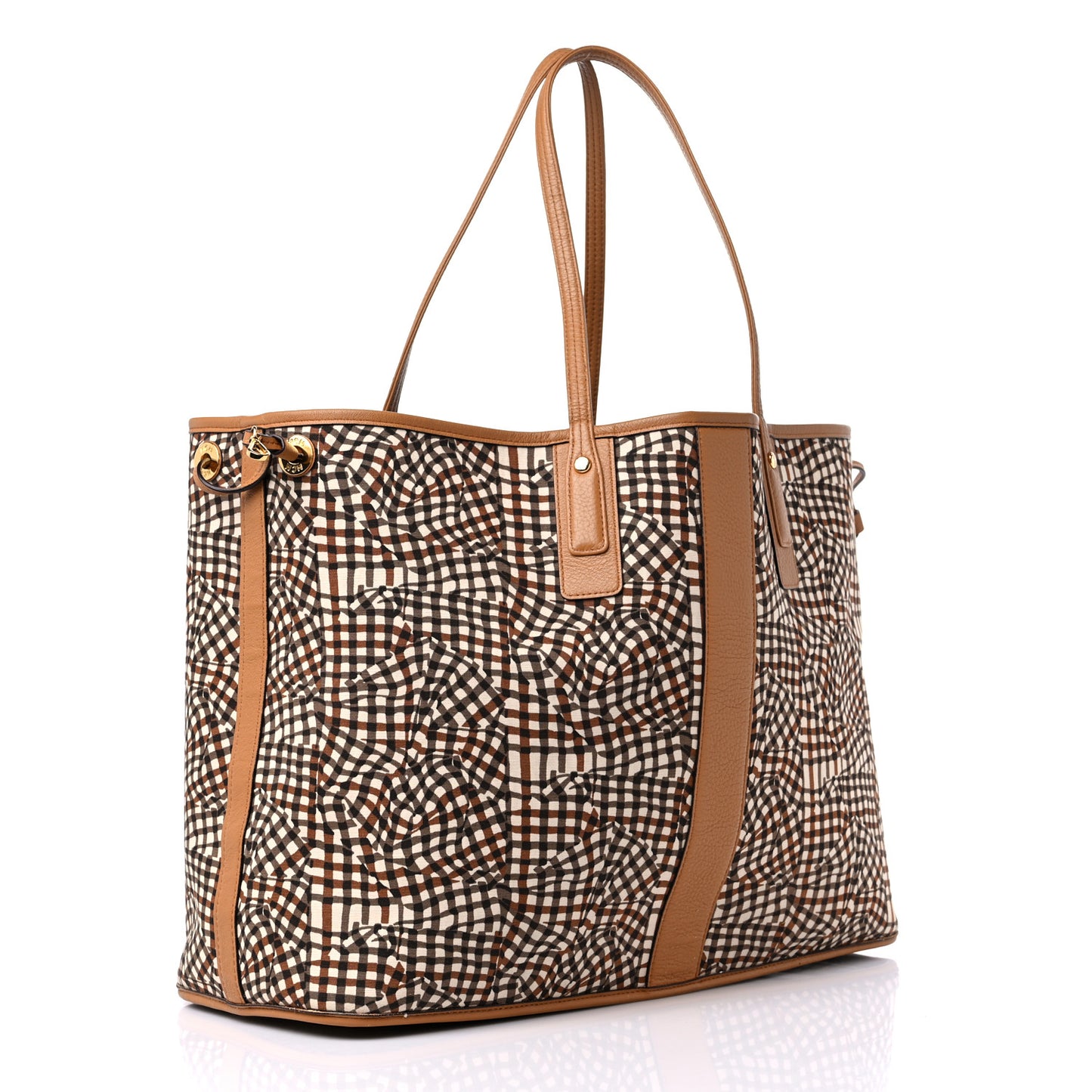 Visetos Large Liz Reversible Shopper Tote Cognac