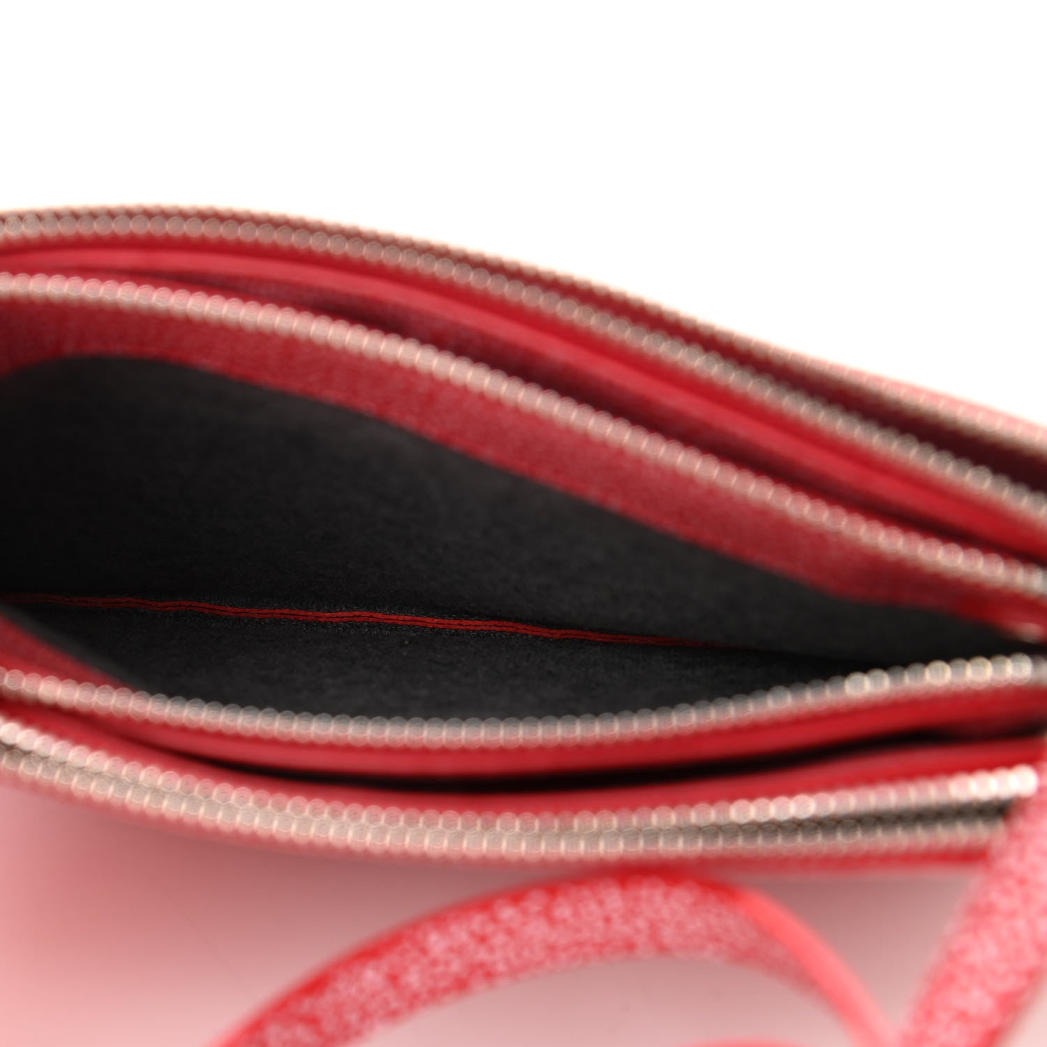 Celine Goatskin Small Trio Crossbody Bag Scarlet 5 of 10