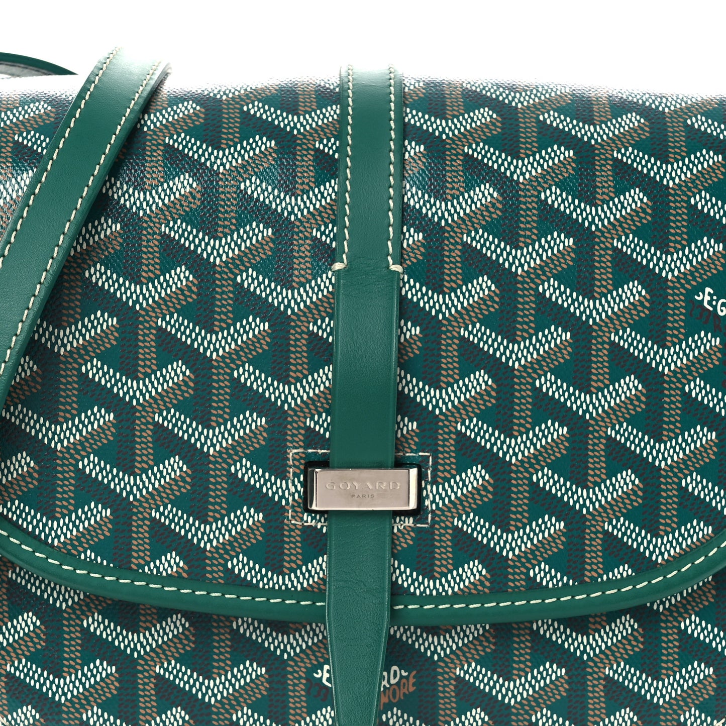 Goyardine Belvedere II PM Messenger Bag Green