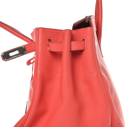Hermes Taurillon Clemence Birkin 40 Bougainvillea 31 of 39