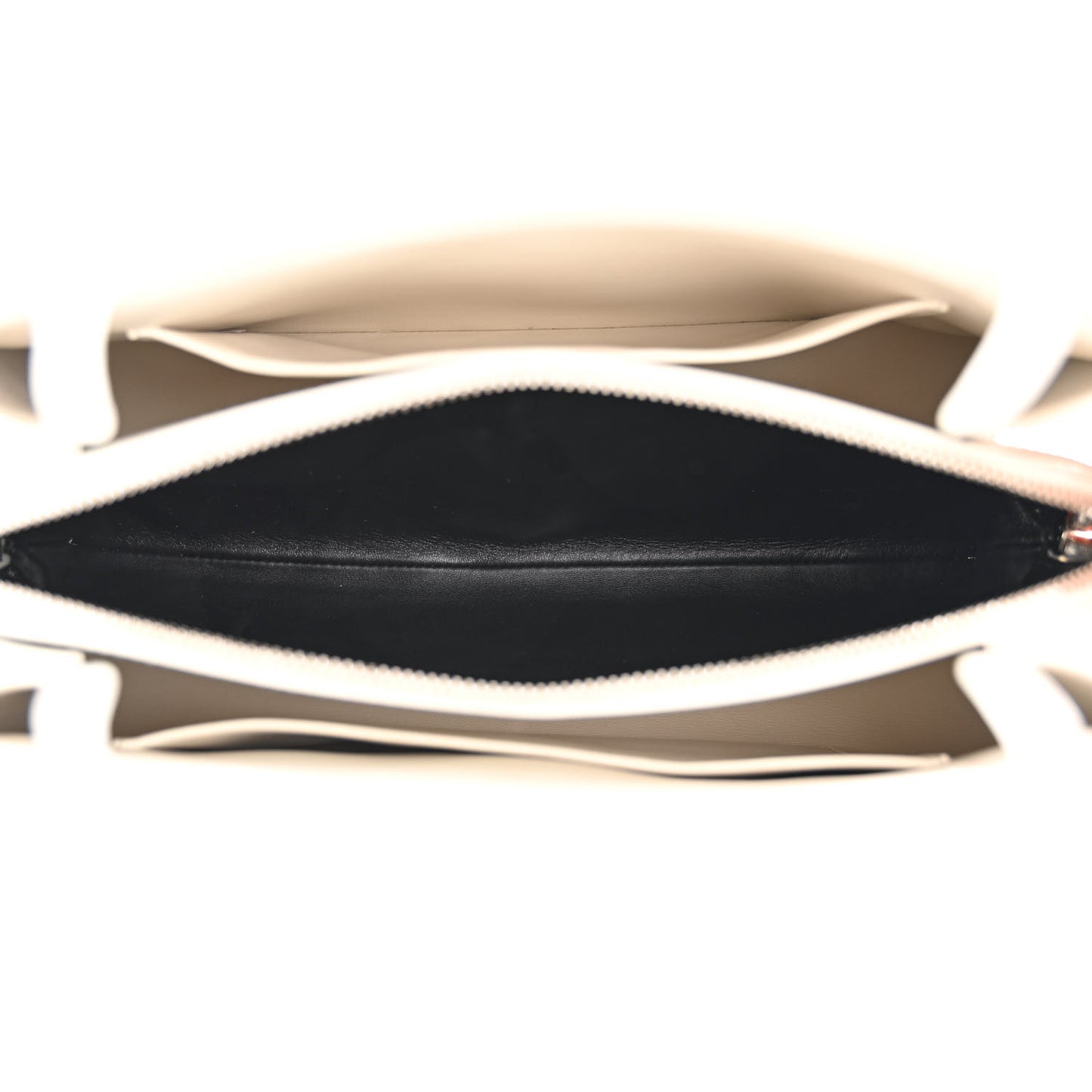 Spazzolato Architectural Line Horizontal Bag White