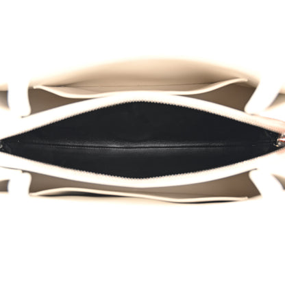 Prada Spazzolato Architectural Line Horizontal Bag White 5 of 10