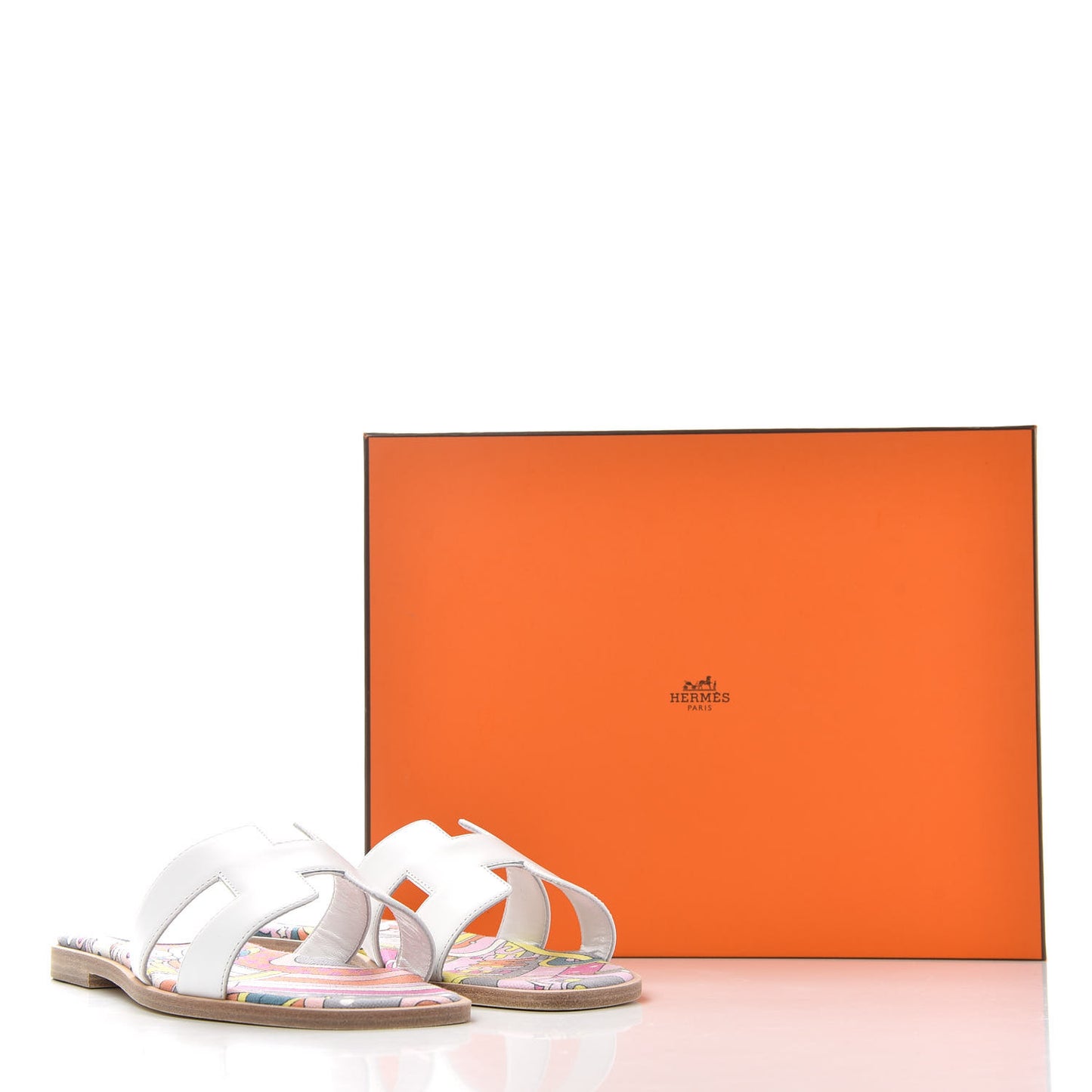 Faubourg Rainbow Oran Sandals 37 White Multicolore