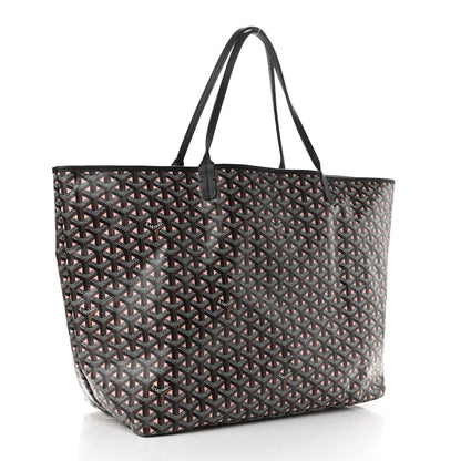 Goyard Goyardine Saint Louis Claire Voie GM Black Pink 3 of 10