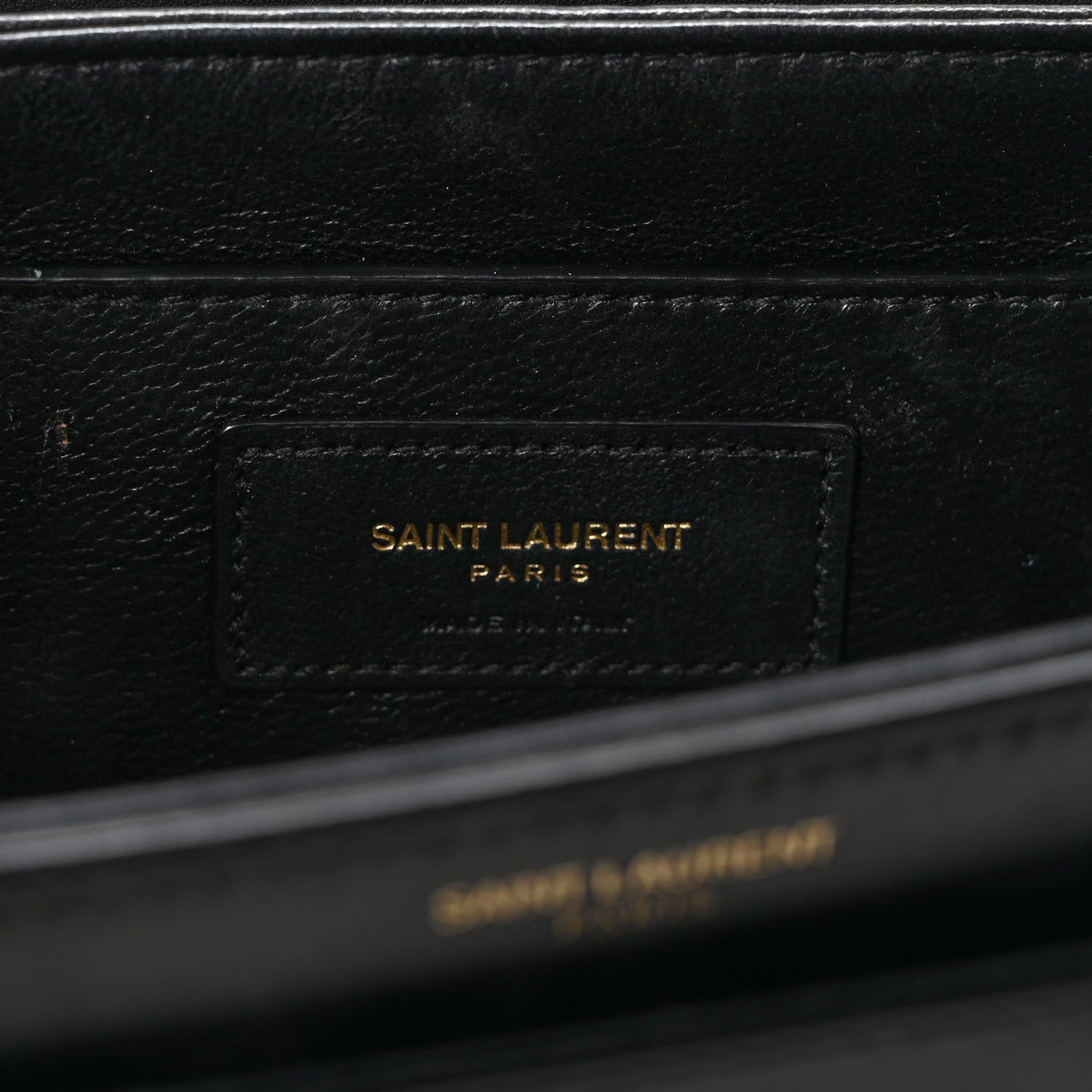 Saint Laurent Box Calfskin Monogram Medium Solferino Satchel Black 6 of 12