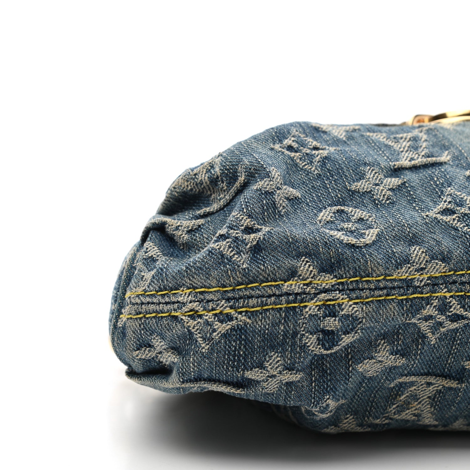Louis Vuitton Monogram Denim Mini Pleaty Blue 9 of 10