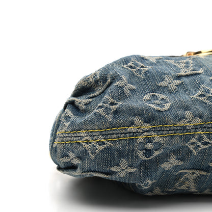 Louis Vuitton Monogram Denim Mini Pleaty Blue 9 of 10