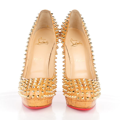 Christian Louboutin Cork Alti Spikes 160 Pumps 38.5 2 of 7