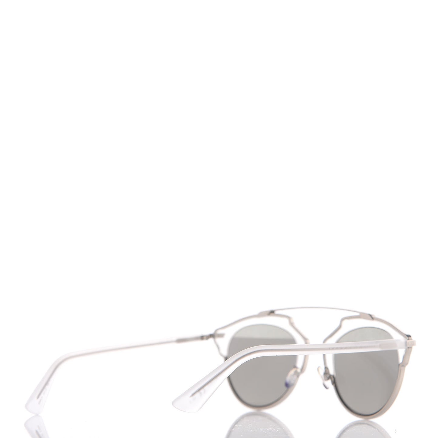 Mirrored So Real Sunglasses Matte Silver