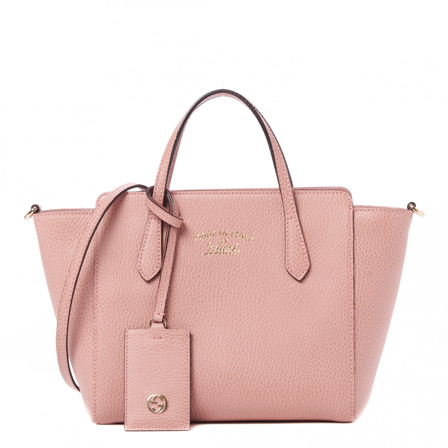 Gucci Dollar Calfskin Mini Swing Top Handle Bag Soft Pink 1 of 8