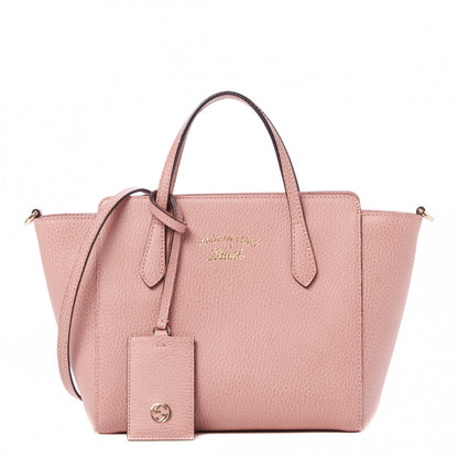 Gucci Dollar Calfskin Mini Swing Top Handle Bag Soft Pink 1 of 8
