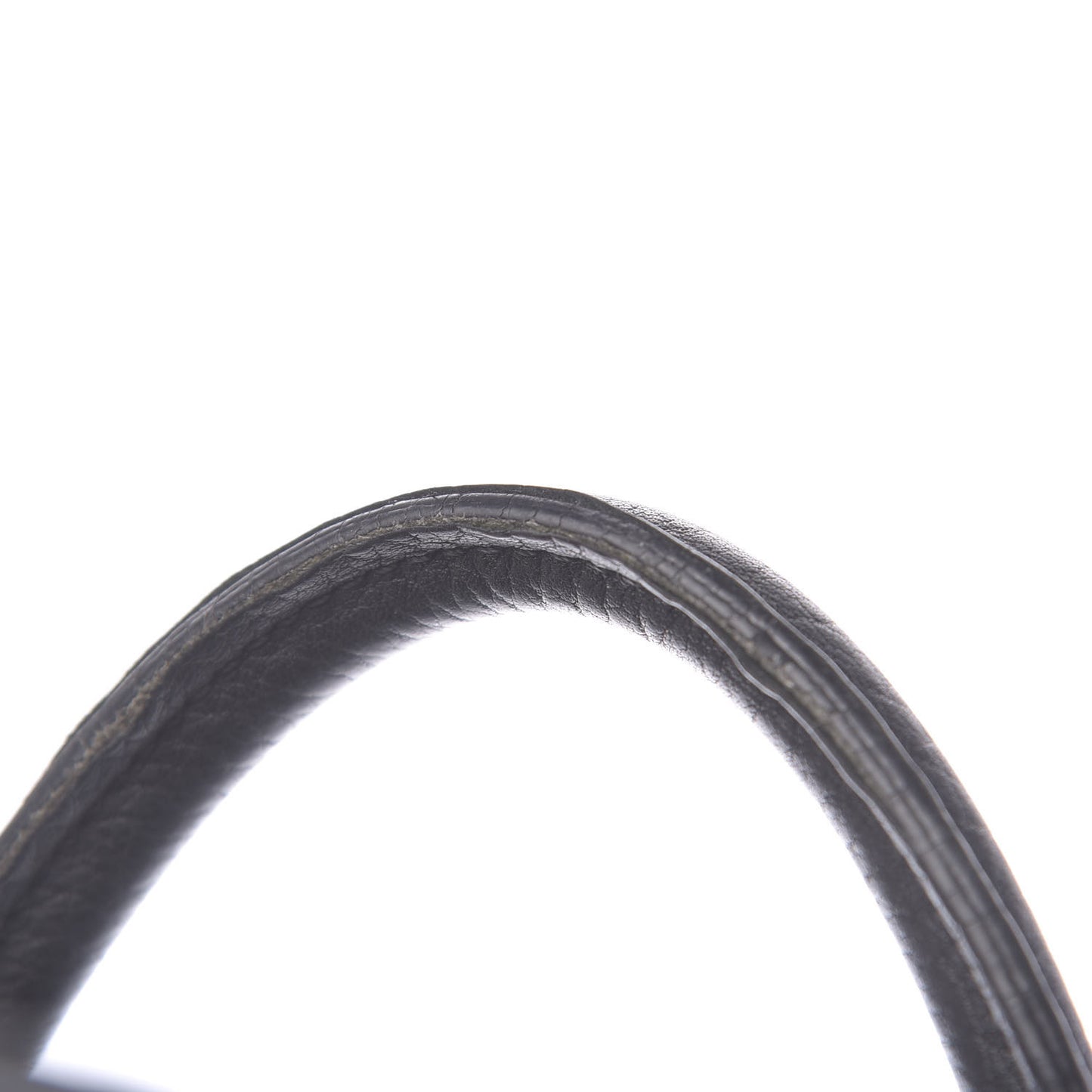 Crisped Calfskin Mini Tie Knot Tote Black