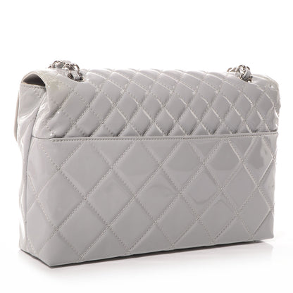 Chanel Vinyl Quilted In the Business Flap Bag Light Grey 3 of 10