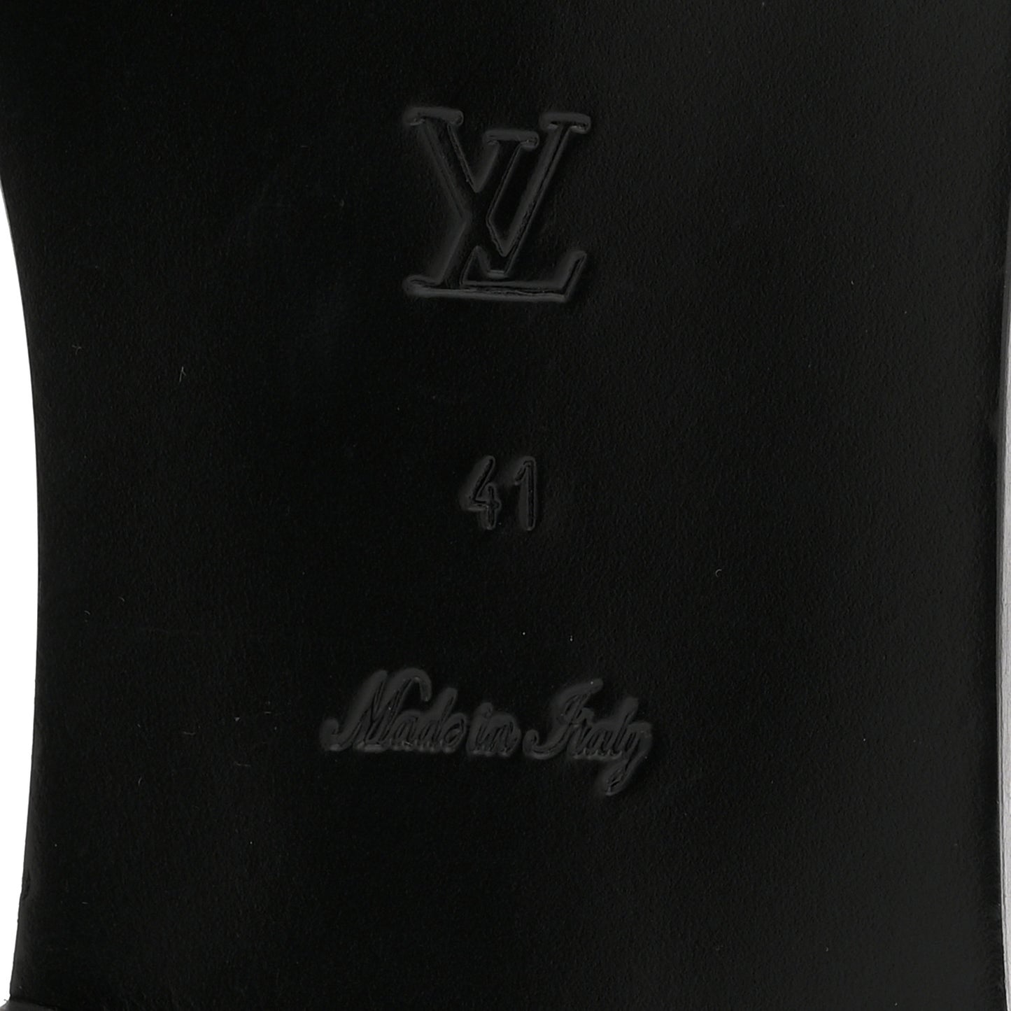 Patent Monogram Lock It Flat Mules 41