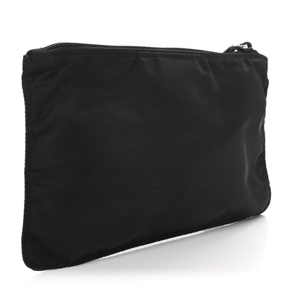 Prada Re-Nylon Saffiano Vela Necessaire Flat Pouch Black 3 of 9