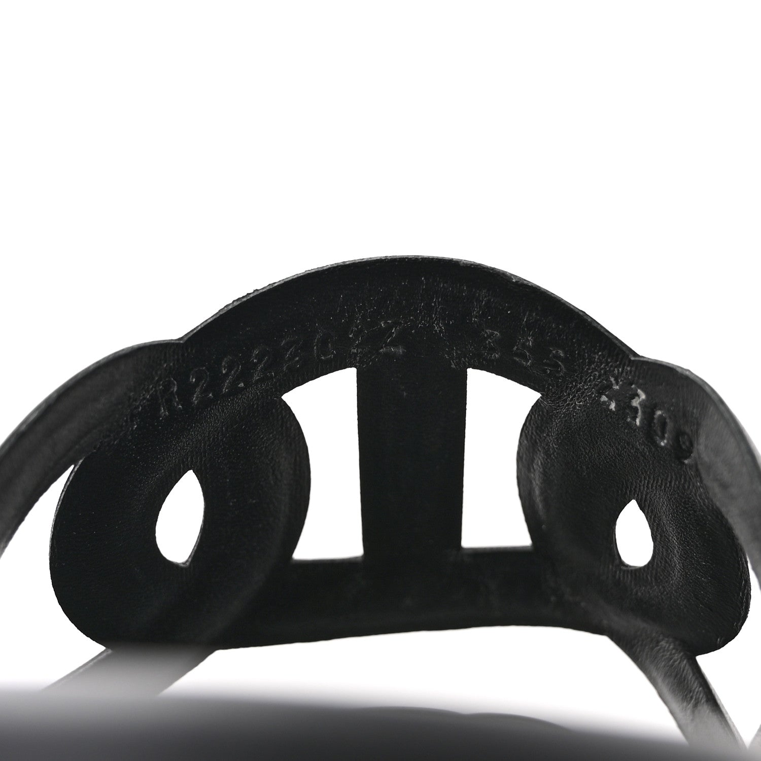 Hermes Nappa Extra Sandals 35.5 Black 9 of 10