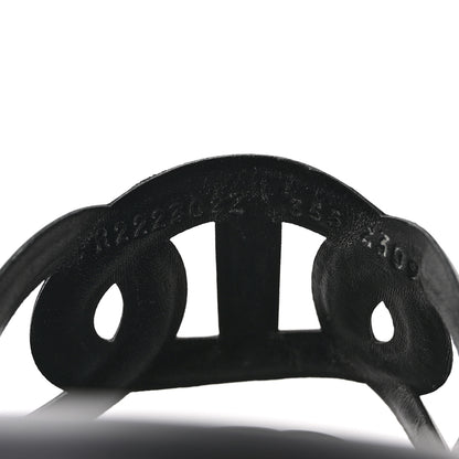 Hermes Nappa Extra Sandals 35.5 Black 9 of 10