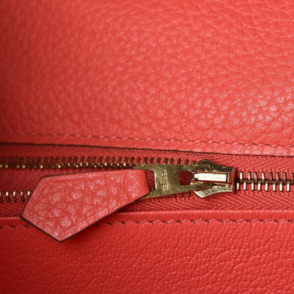 Hermes Taurillon Clemence Kelly Retourne 32 Rose Jaipur 14 of 36