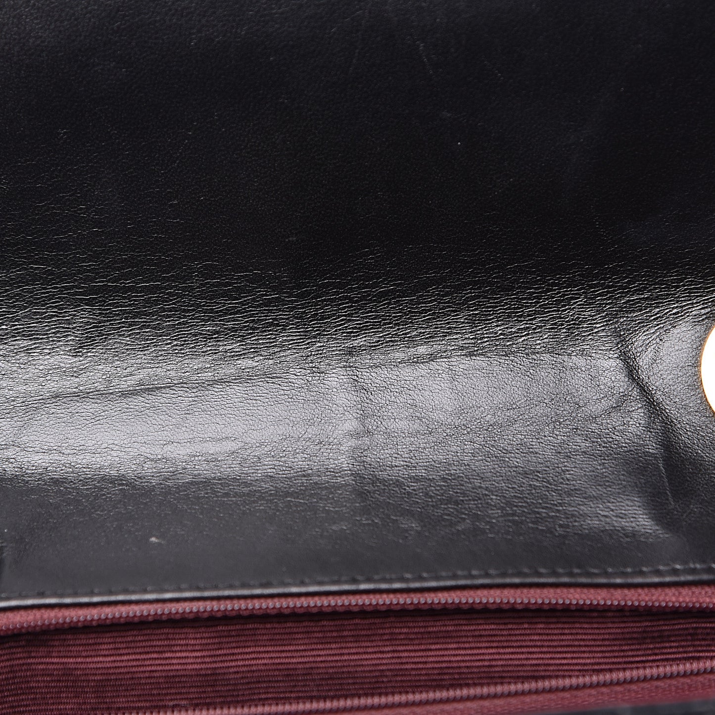 Lambskin Quilted Jumbo Single Flap Black