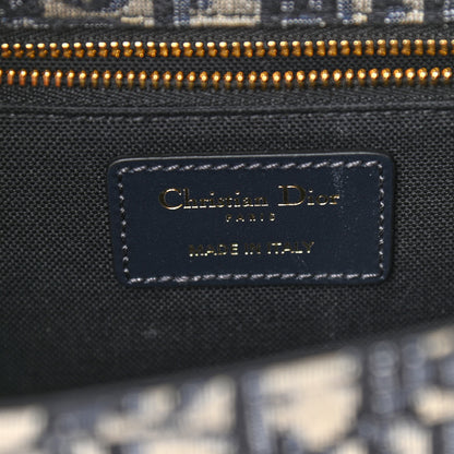 Christian Dior Oblique 30 Montaigne Flap Bag Blue 6 of 10