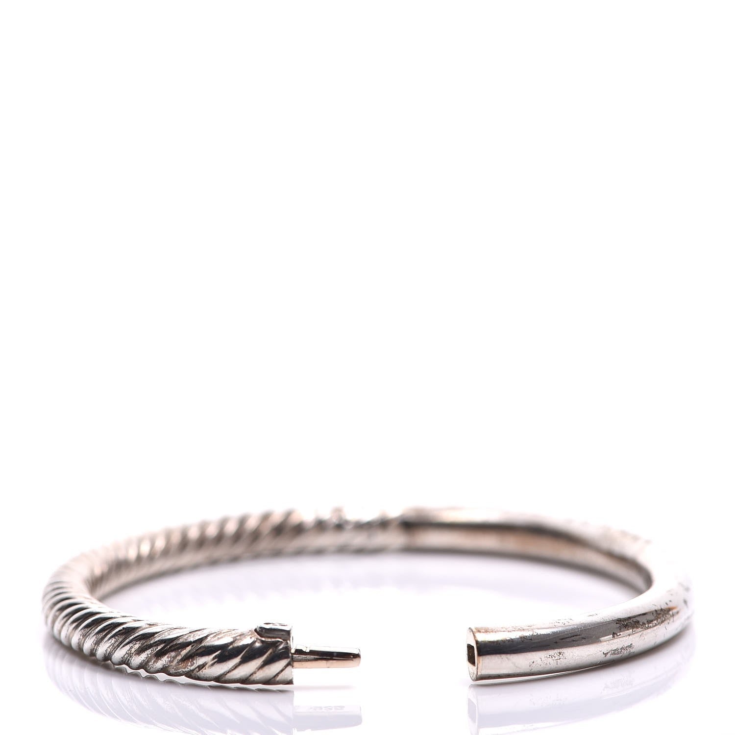 David Yurman Sterling Silver Narrow Cable Classics Bracelet 6 of 6