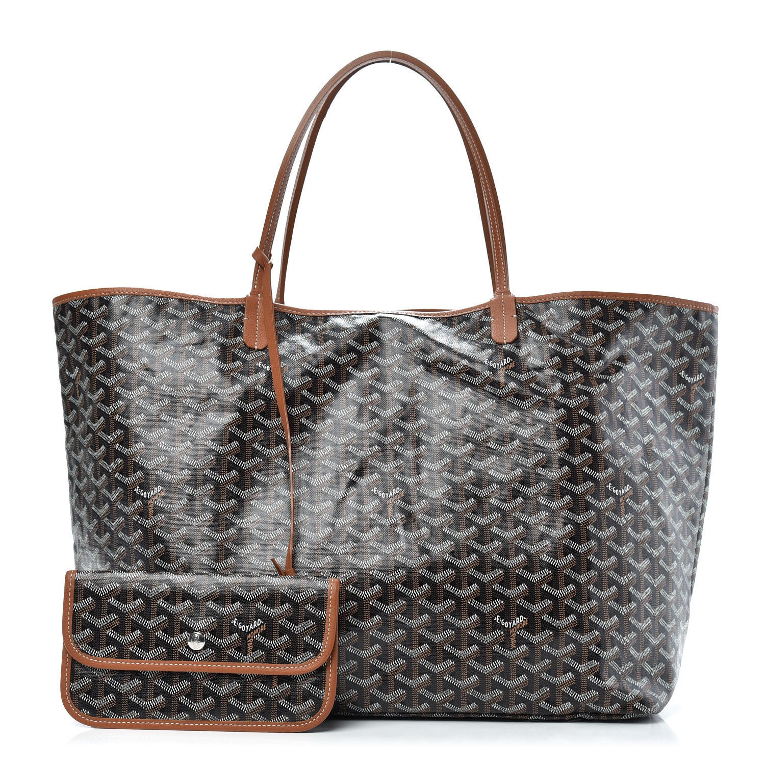 Goyard Goyardine Saint Louis GM Black Gold 1 of 7