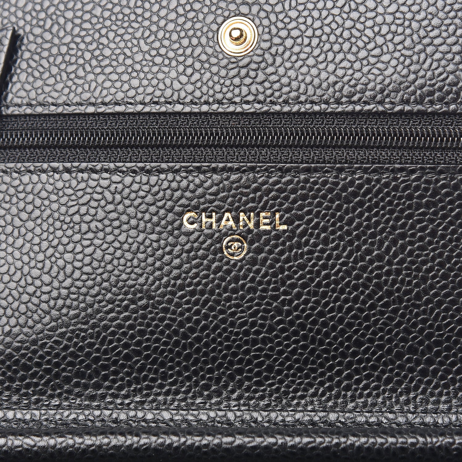 Chanel Caviar Quilted Wallet On Chain WOC Black 6 of 13