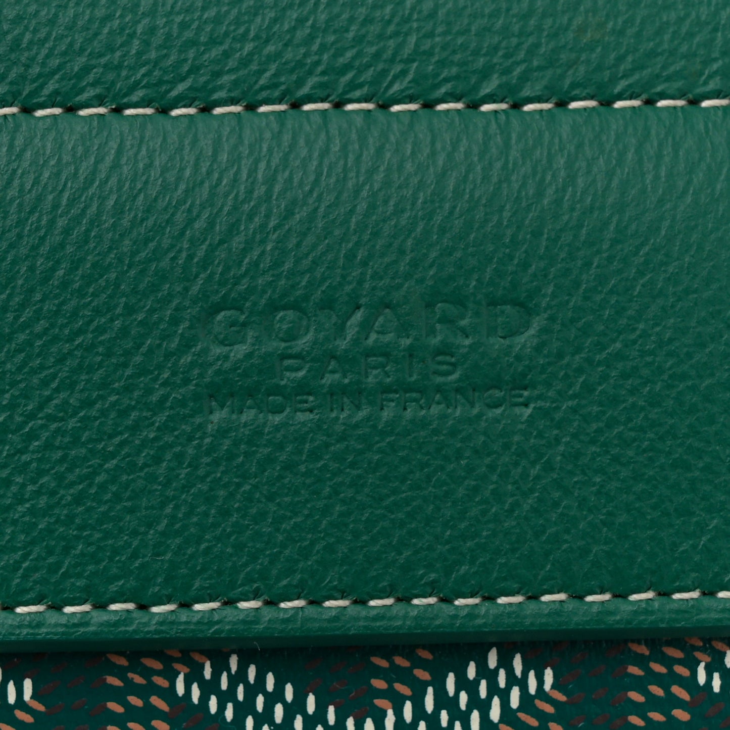 Goyardine Calfskin Mini Alpin Backpack Green