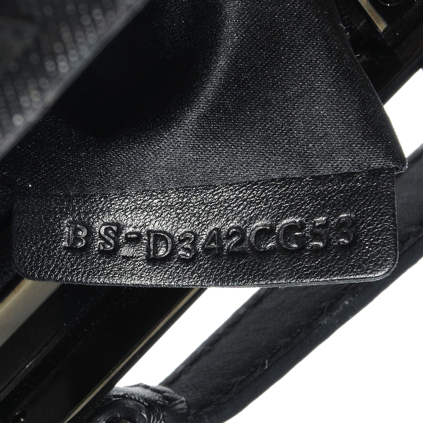 Denim Rockstud Mini Frame Bag Black