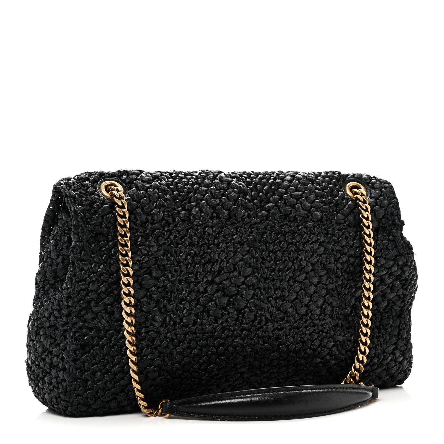 Saint Laurent Raffia Monogram Medium Jamie Black 3 of 9